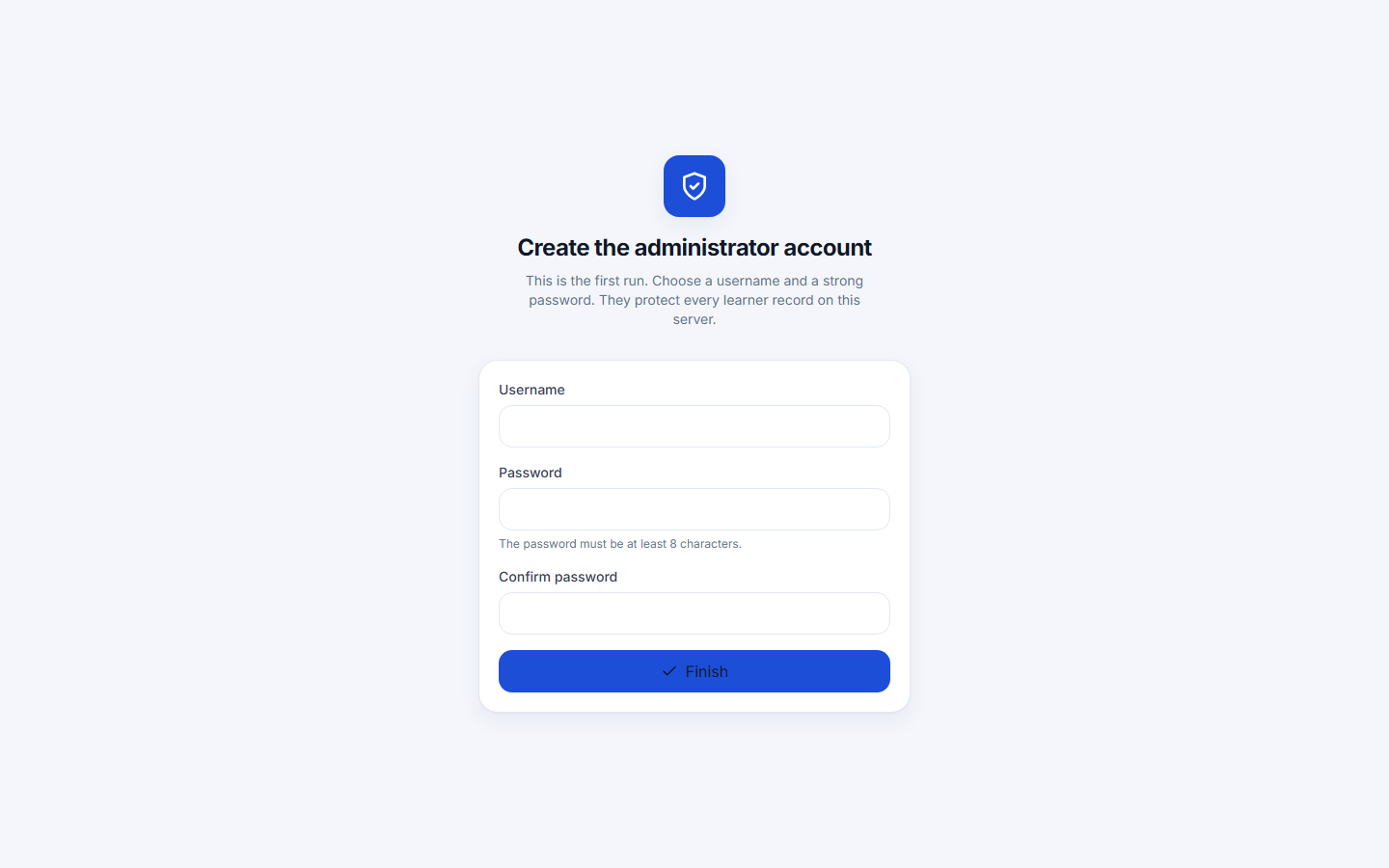 Screenshot of Academy Manager: setup